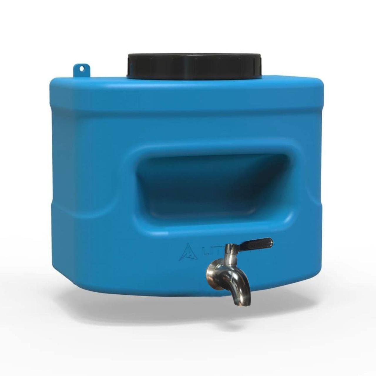 Рукомийник Litolan з нержавіючим краном AISI 304 та мильницею 10 л Синій