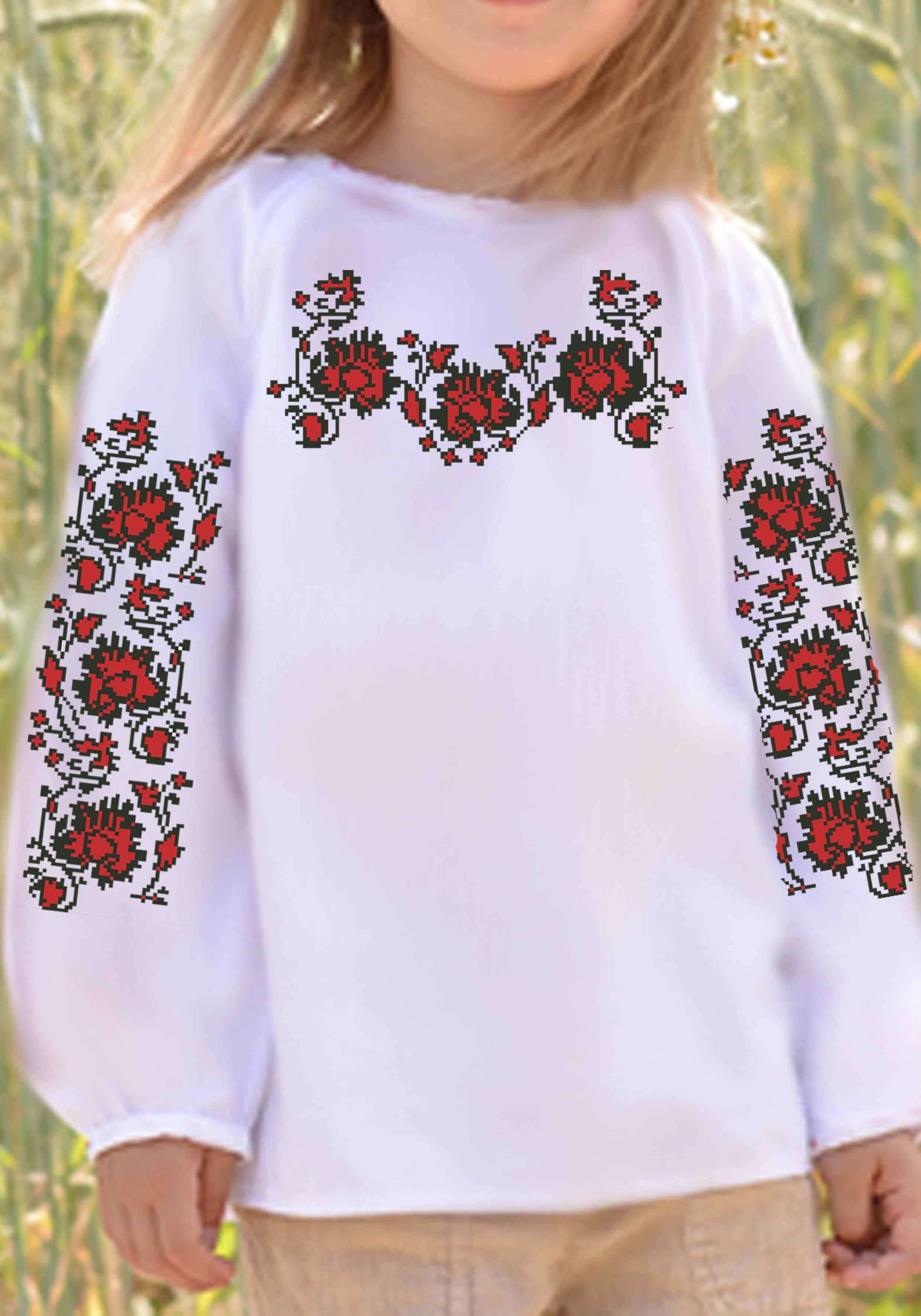 Заготовка для вышивки нитками/бисером для девочки домотканое полотно (СДД-10)