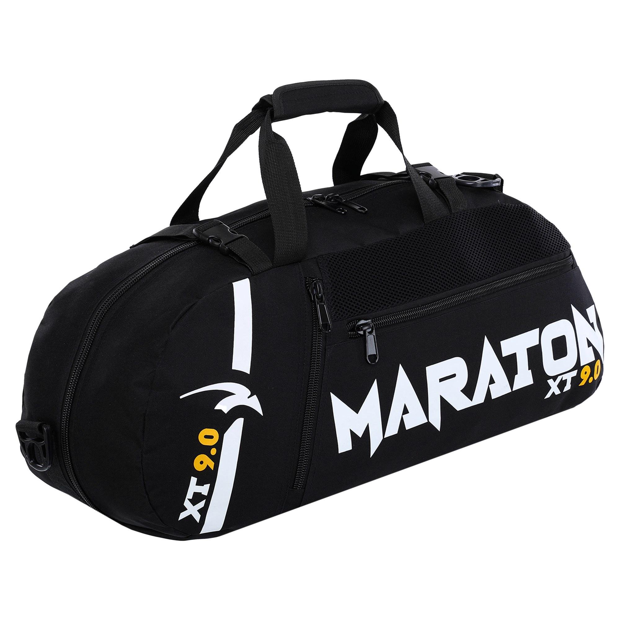 Спортивная сумка-рюкзак Maraton BO-5112 55x30x25 см 41 л Черный/Белый (BO-5112)