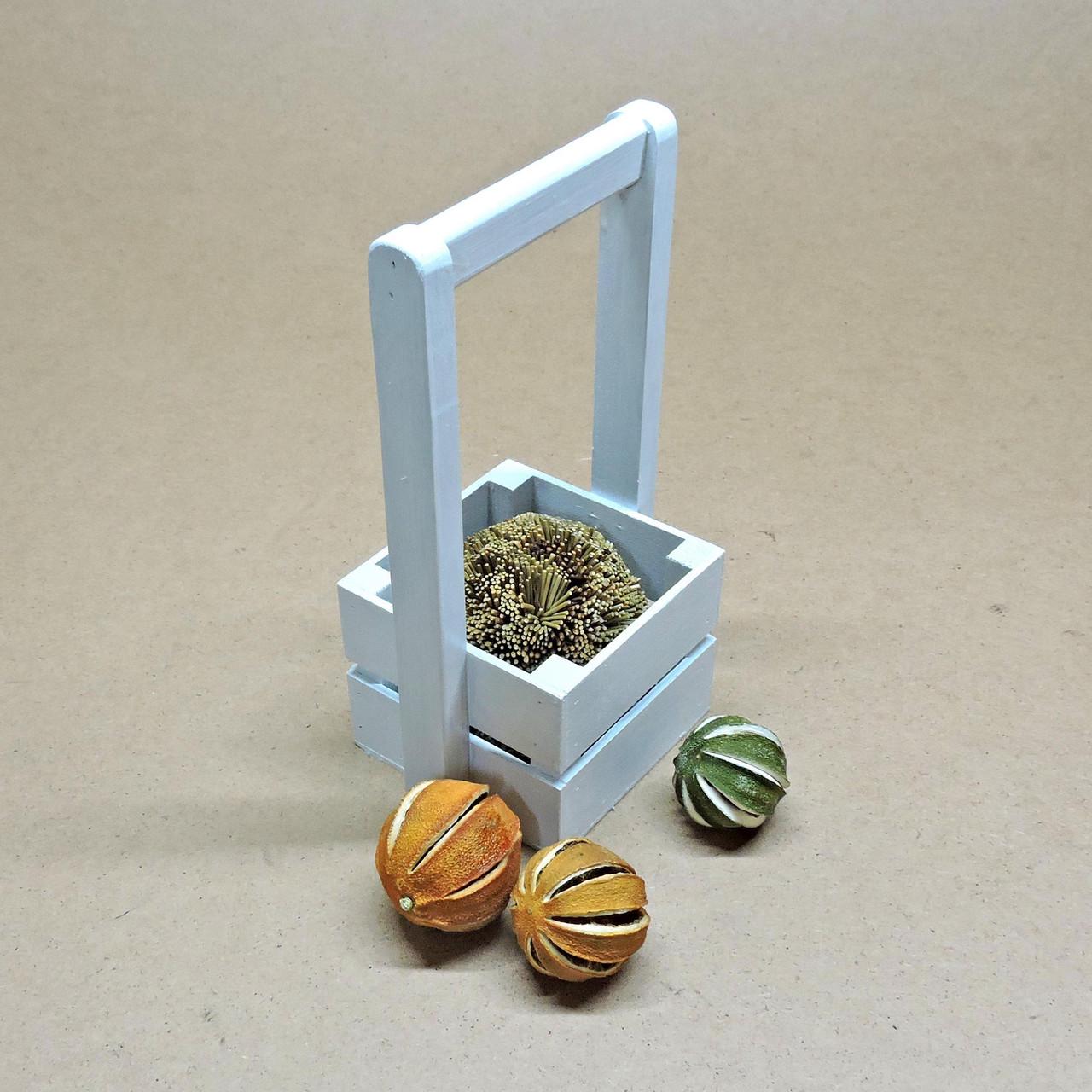 Корзинка подарочная из дерева Шервуд 12х12 см Зефир (ПДК-0021120) - фото 3