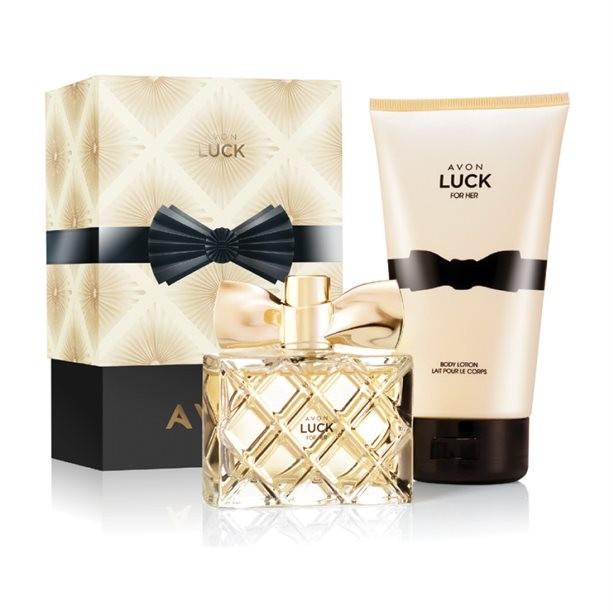 Женский парфюмерный набор Avon Luck в подарочной коробке (AV10288)