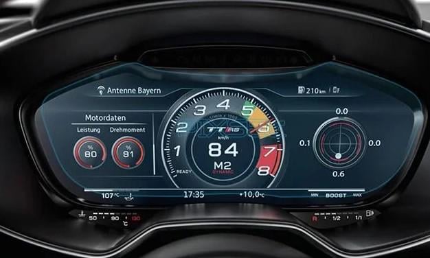 Защитное стекло Pixsel гибридное матовое на панель приборов Audi TT 11,8" 2019