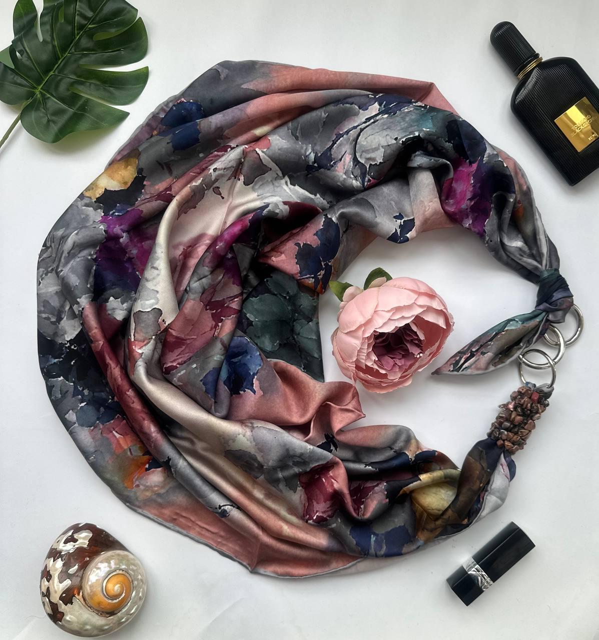 Хустка My Scarf Класика та строгість прикрашена натуральним каменем (25763439) Хустка My Scarf Класика та строгість прикрашена натуральним каменем (25763439)