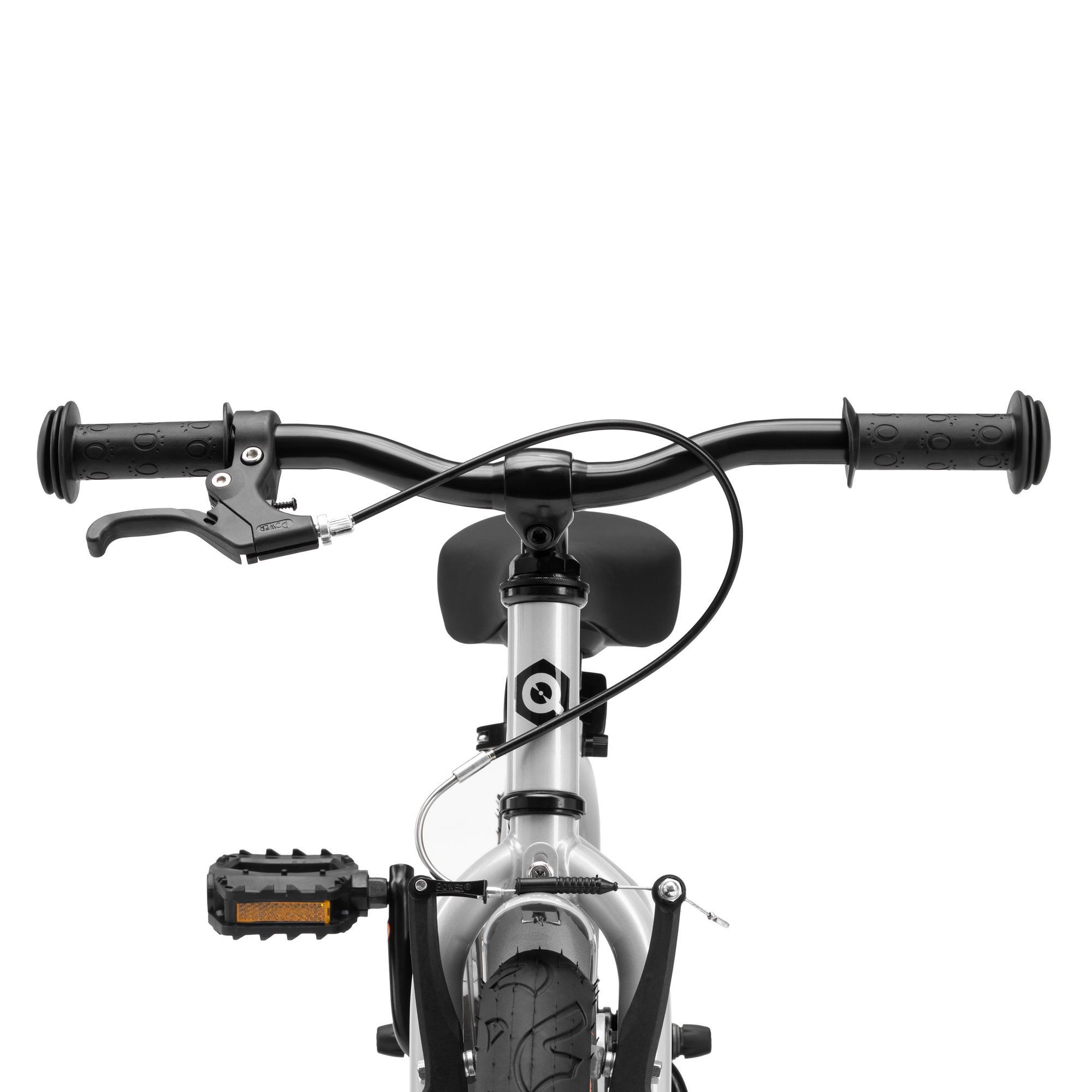 Детский велосипед Miqilong ST 12" Серебристый (28745623) - фото 6