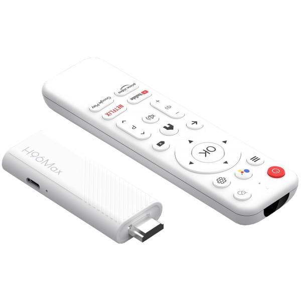 Смарт-приставка H96 MAX H313 TV Stick 2/16 Гб Allwinner H313/Android 14/WiFi 2,4 та 5 ГГц/Білий (H313_TV_STICK) - фото 4 Смарт-приставка H96 MAX H313 TV Stick 2/16 Гб Allwinner H313/Android 14/WiFi 2,4 та 5 ГГц/Білий (H313_TV_STICK) - фото 4