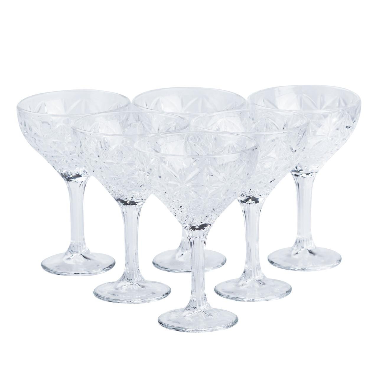Набор креманок для мартини на высокой ножке 290 мл 6 шт. (4148) - фото 2 Набор креманок для мартини на высокой ножке 290 мл 6 шт. (4148) - фото 2