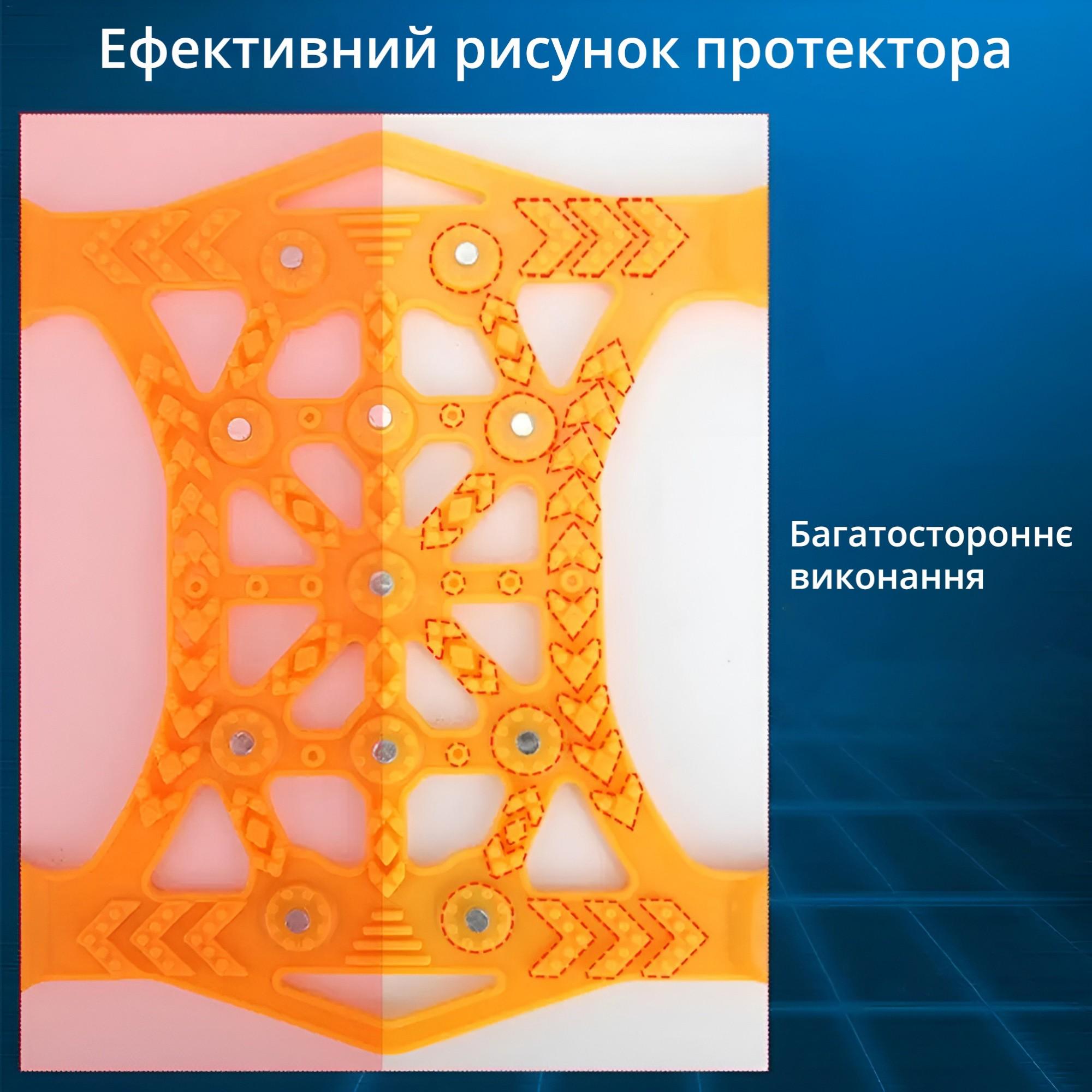 Ланцюги протиковзання протигрязьові на колеса 165 мм-275 мм 2 шт. - фото 4