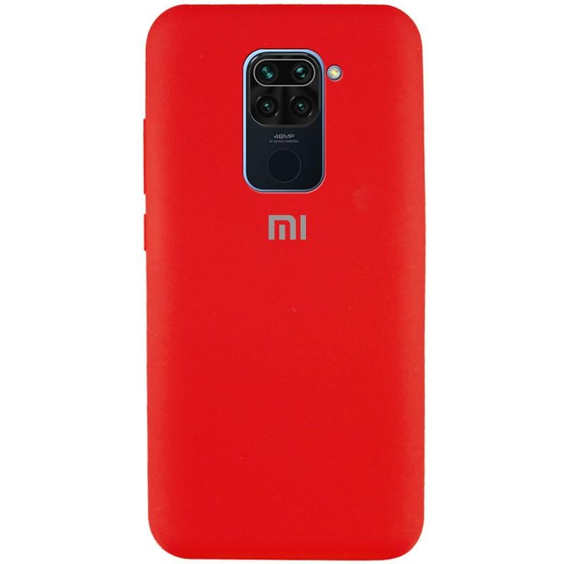 Чехол Silicone Case Xiaomi Redmi Note 9 Красный (6712000061)