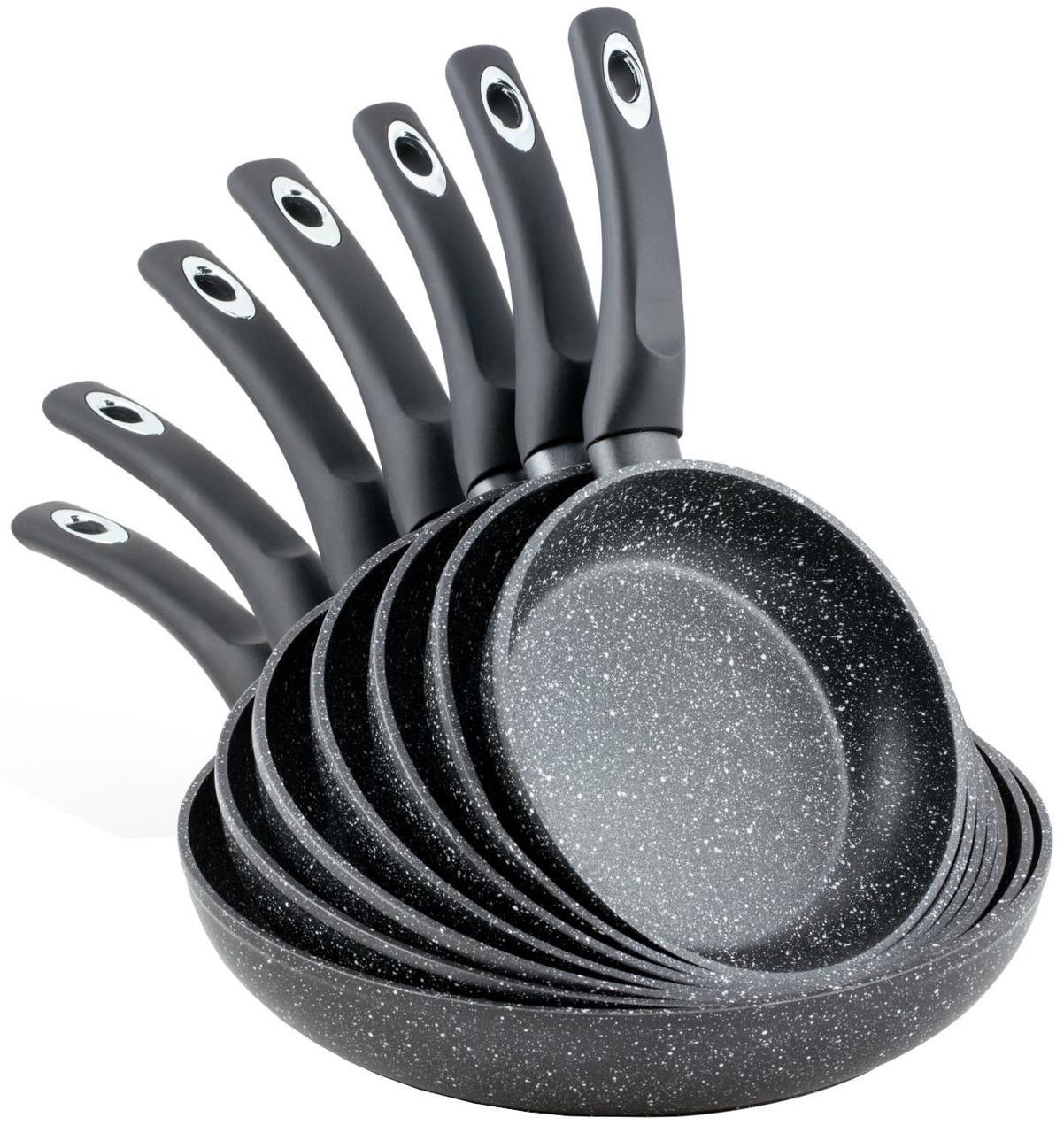 Сковорода Edenberg з кришкою та двостороннім мармуровим антипригарним покриттям 22 см (EB-4108) - фото 4 Сковорода Edenberg з кришкою та двостороннім мармуровим антипригарним покриттям 22 см (EB-4108) - фото 4