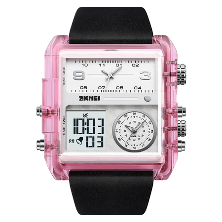 Наручные часы Skmei 2020PK Pink-Transparent (909)