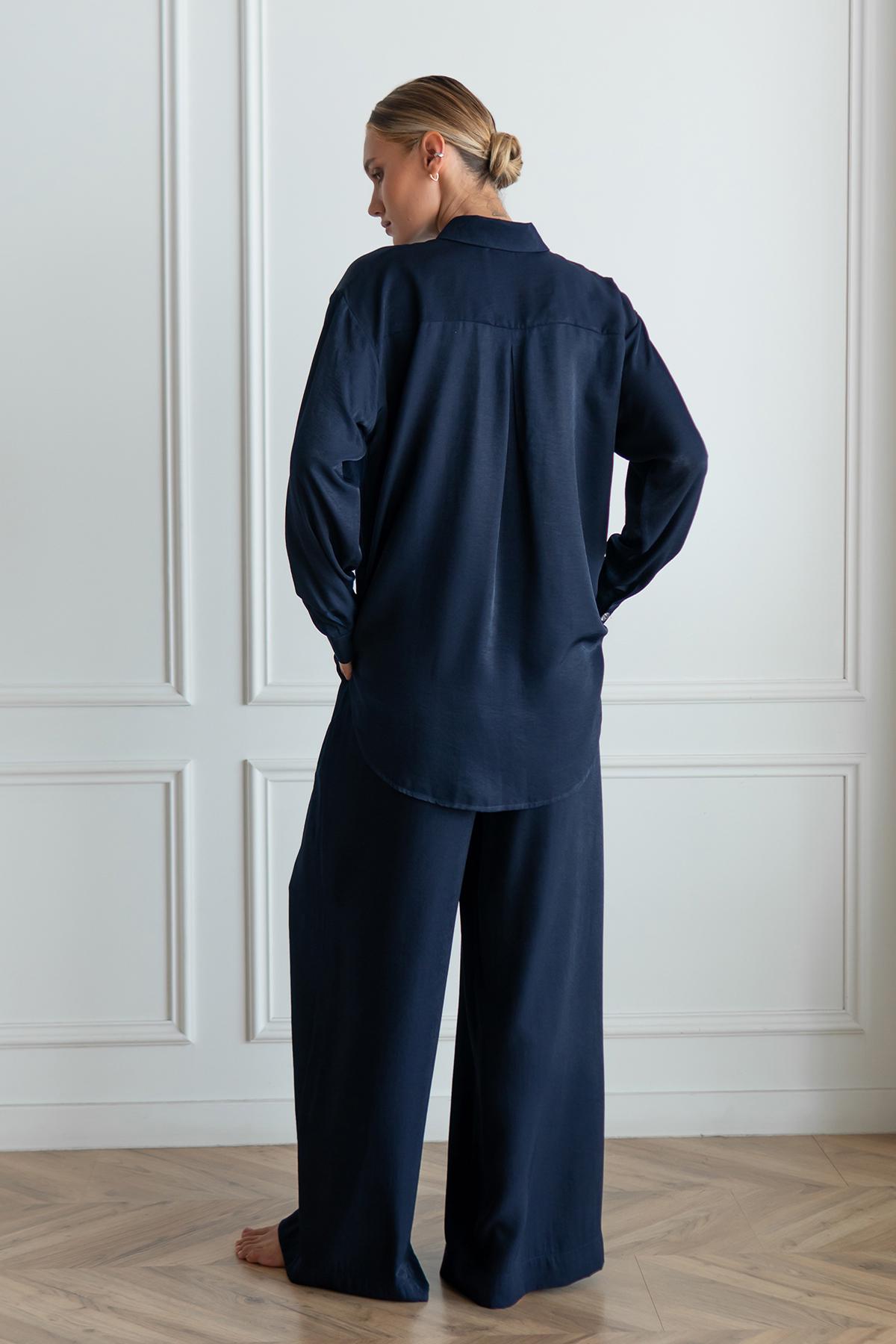 Пижамный костюм Dove с брюками шелк/хлопок XS/M (29517756) - фото 4 Пижамный костюм Dove с брюками шелк/хлопок XS/M (29517756) - фото 4