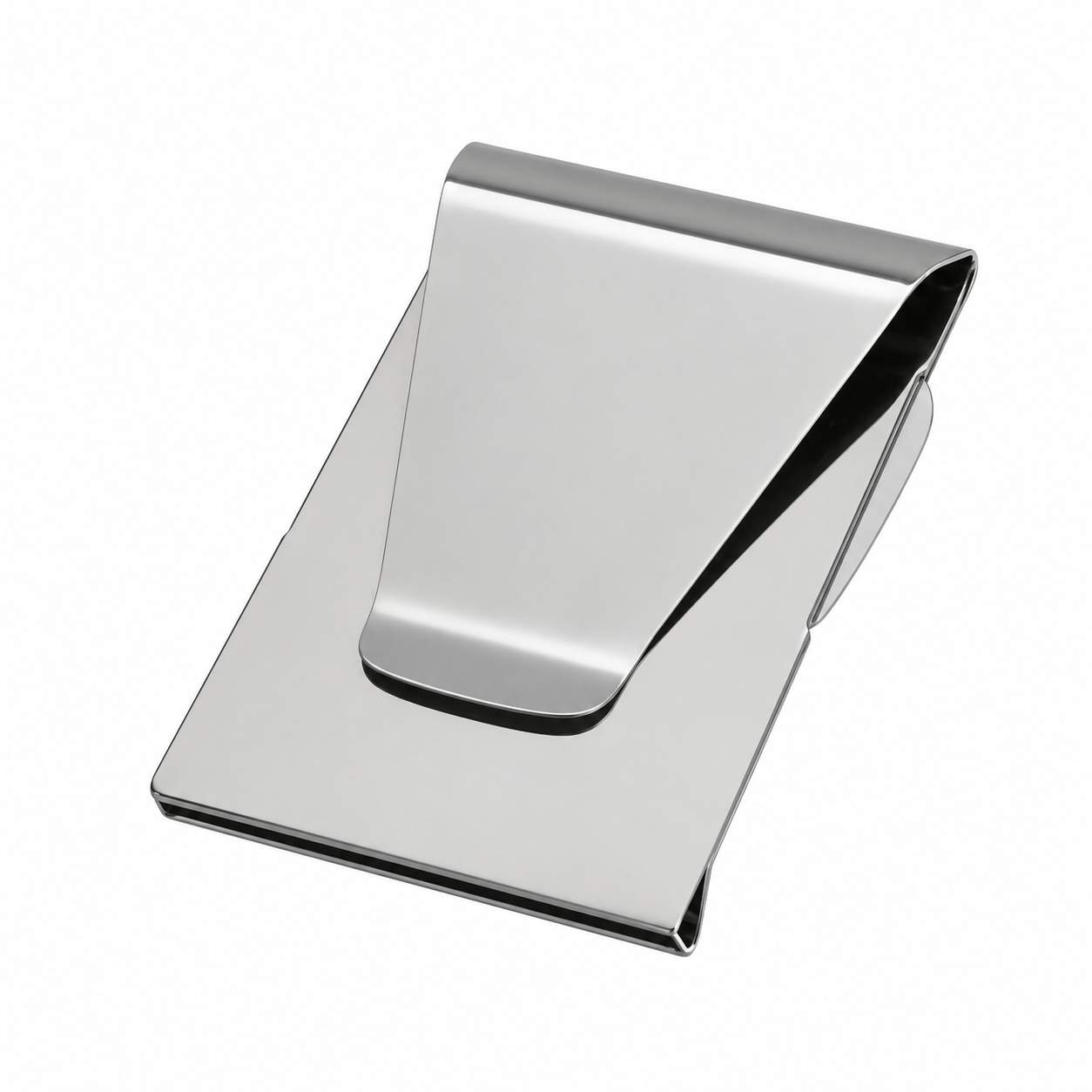 Зажим для денег/карт из нержавеющей стали Money clip Серебристый (724846857)