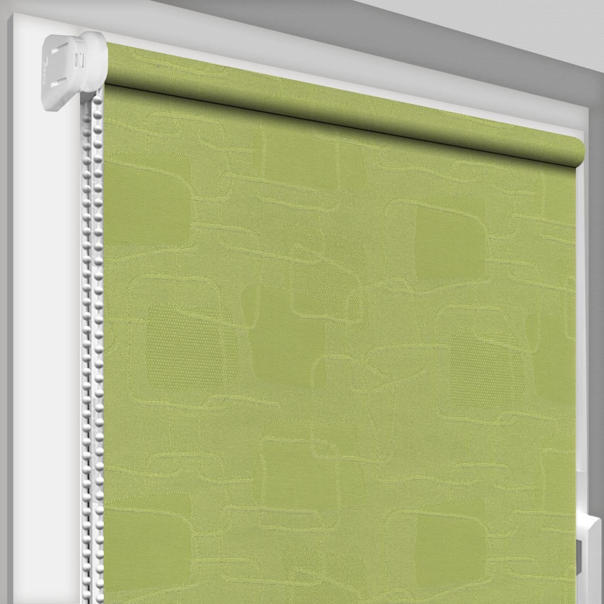 Рулонная штора DecoSharm Топаз 873 31x170 см Салатовый (topaz87331)