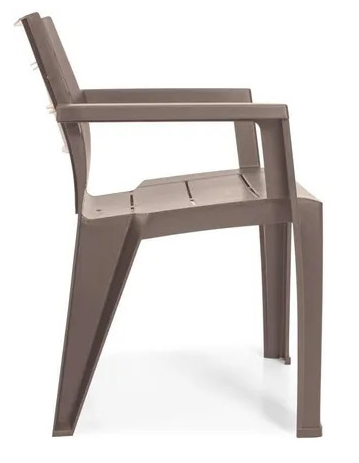 Стілець садовий Keter Julie Dining Chair Капучино (247106) - фото 7