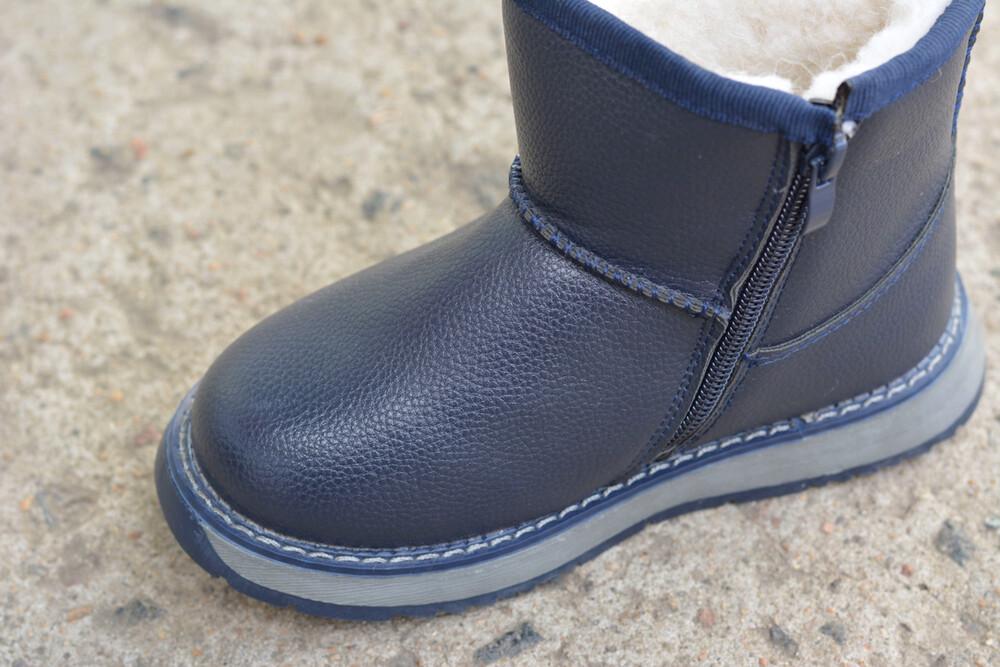 Уггі дитячі Ugg зимові шкіряні р. 30 Синій (11376566) - фото 3 Уггі дитячі Ugg зимові шкіряні р. 30 Синій (11376566) - фото 3