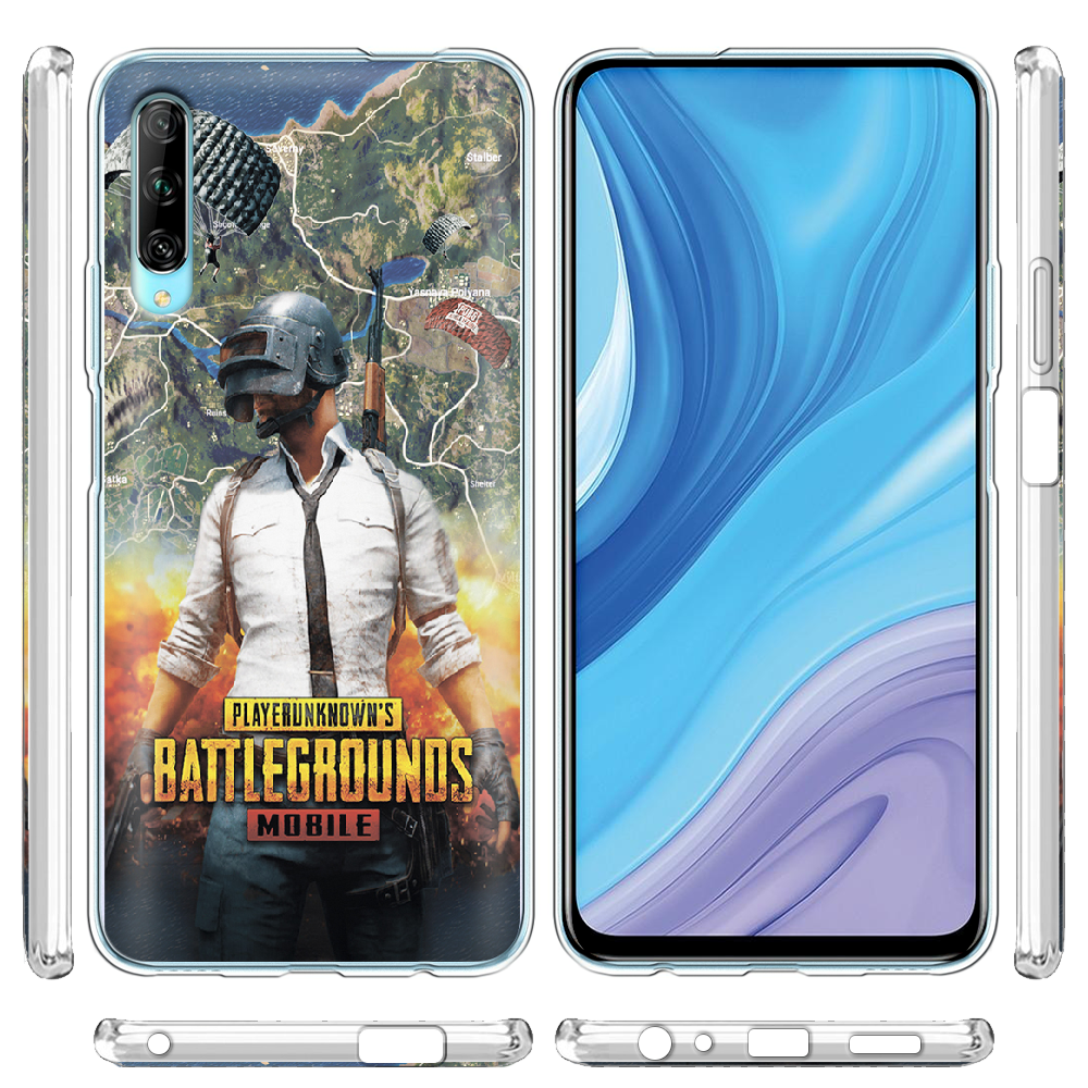 Чехол Boxface Huawei P Smart Pro PUBG Mobile Прозрачный силикон (38612-up2309-38612) - фото 3