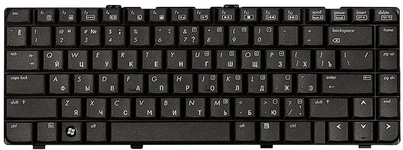 Клавиатура для ноутбука HP Pavilion DV6314 матовая (431414-251)