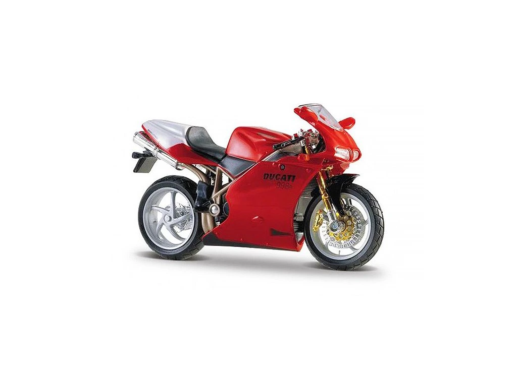 Модель мотоцикла Ducati 998 1:18 Bburago Красный