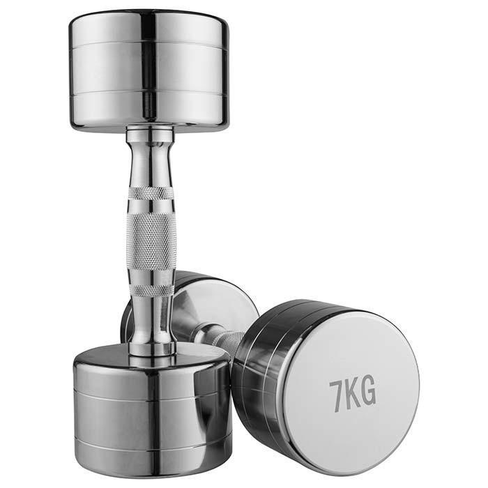 Гантель 7 кг 1 шт. Хром (80034B-7) - фото 2 Гантель 7 кг 1 шт. Хром (80034B-7) - фото 2