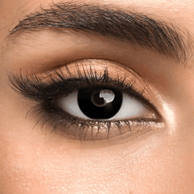 Контактные линзы черные Elite Lens Блэк -1,00 14,5 мм 2 шт. Черный (25906737)