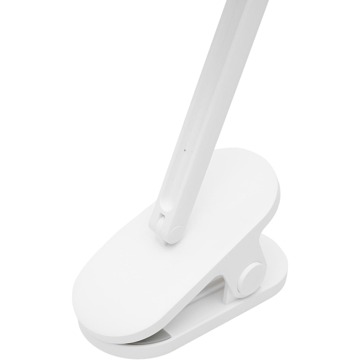 Настольная лампа Hoz Clip Lamp 3.5W 1200 mAh с аккумулятором White (MR65077) - фото 11