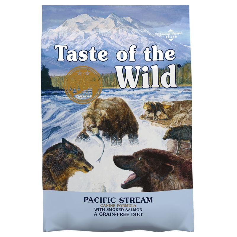 Корм сухой беззерновой Taste of the Wild Pacific Stream для взрослых собак копченый лосось 12,2 кг (3236774001)