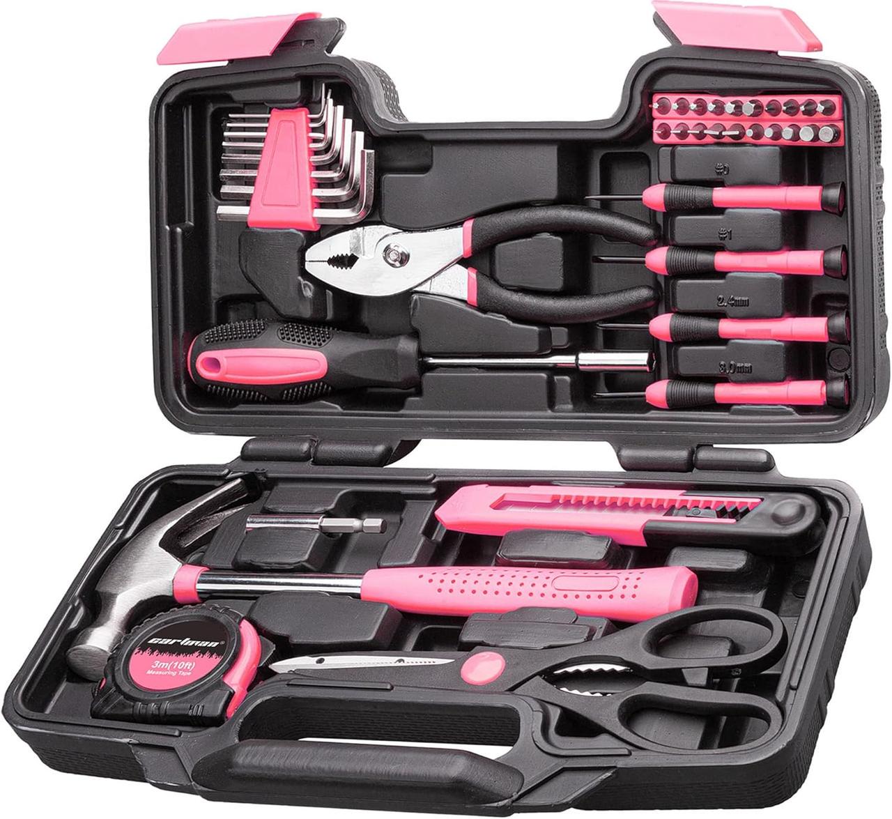Набор инструментов RIAS ZT-39 39 предметов в кейсе Pink (3_08443)