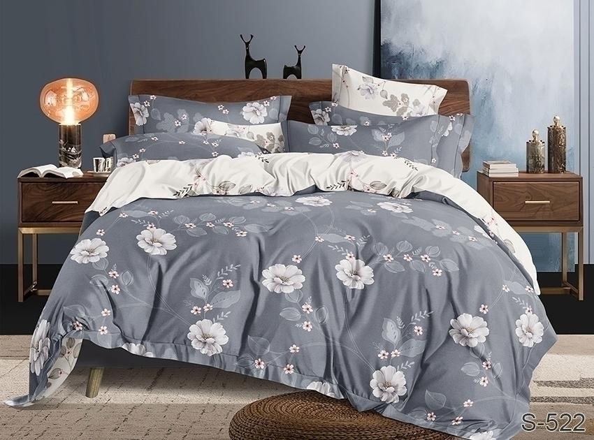 Комплект постельного белья TAGtekstil евро наволочки 50x70 см (S522)