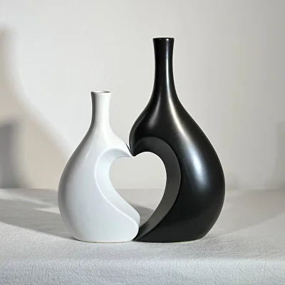 Керамические вазы 2 шт Q00571 - фото 4