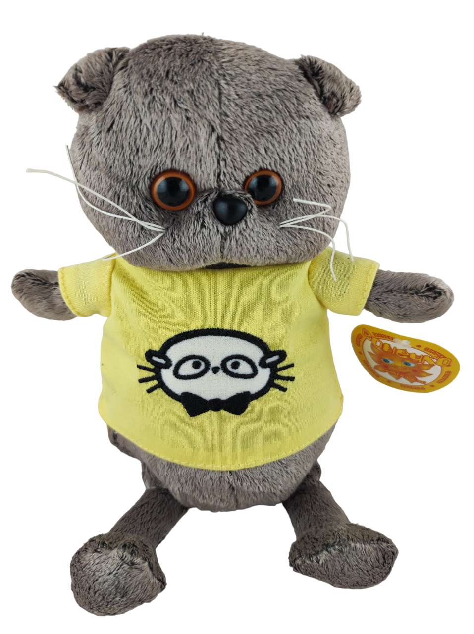 Мягкая игрушка Кот Басик в желтой футболке 25 см (000031) Мягкая игрушка Кот Басик в желтой футболке 25 см (000031)