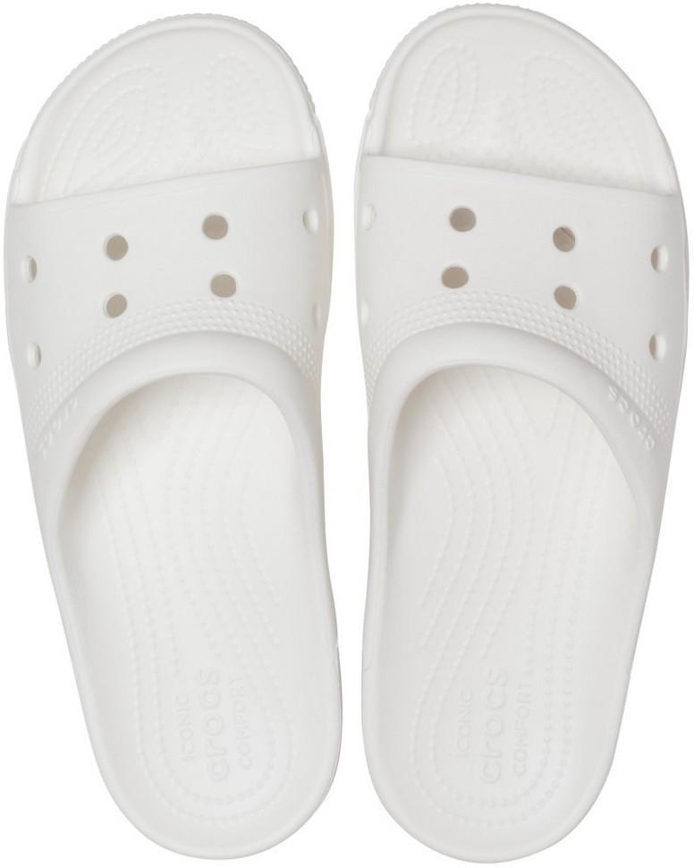 Шльопанці жіночі утеплені Crocs Coast Slide р. 42-43 Білий (9266) - фото 6