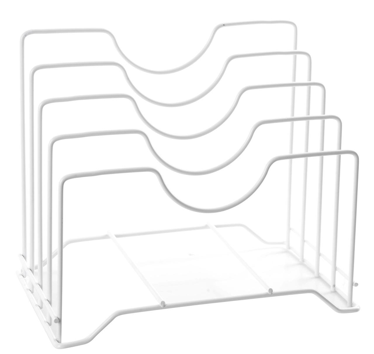 Подставка для крышек Ringel Raum настольная 4 отсека 26x16x21,7 см Белый (RG-008w)