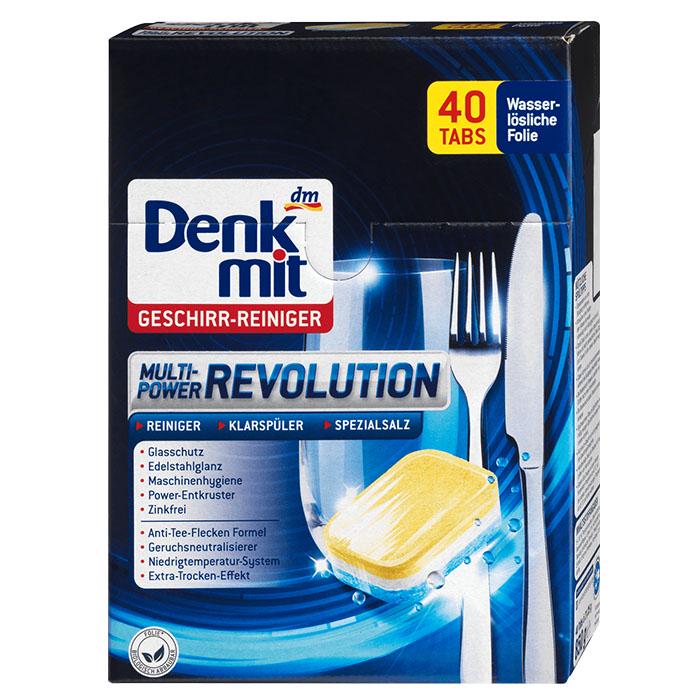 Таблетки для посудомоечной машины Denkmit Revolution 40 шт. (1620769934)