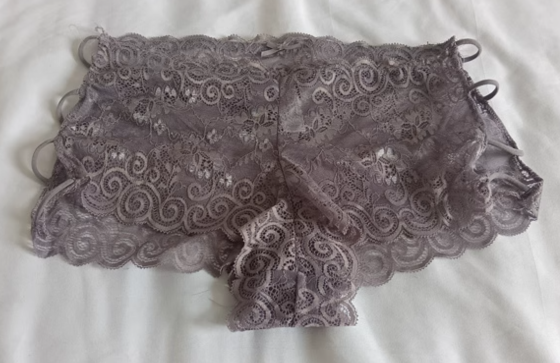 Трусики-шортики мереживні Delta Burke XL Сірий (23-29-1454-С-XL)