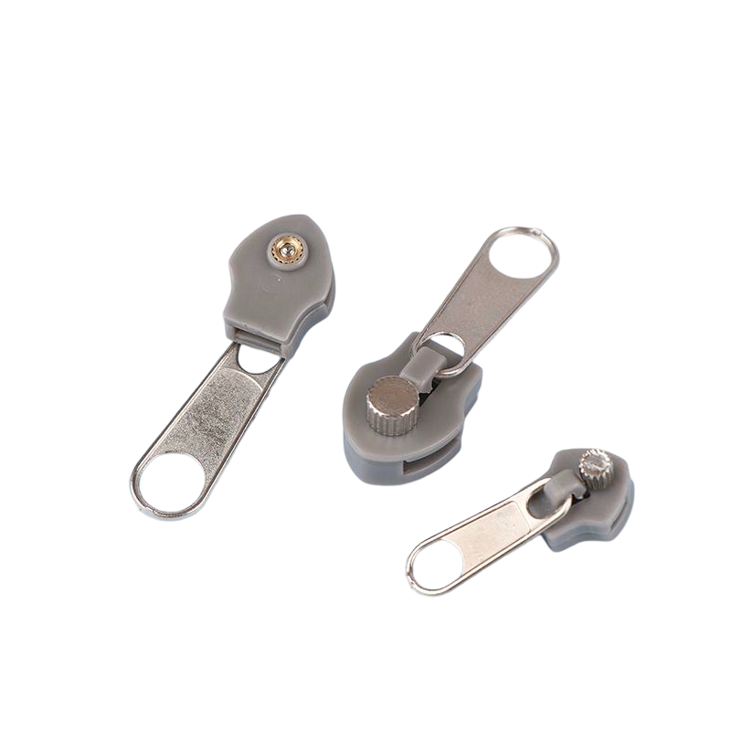 Набір універсальних бігунків для ремонту блискавки 3 розміри Сірий (29722)