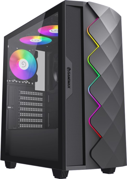 Компьютерный корпус GameMax Black Diamond CP ATX White без блока питания (Black Diamond CP)