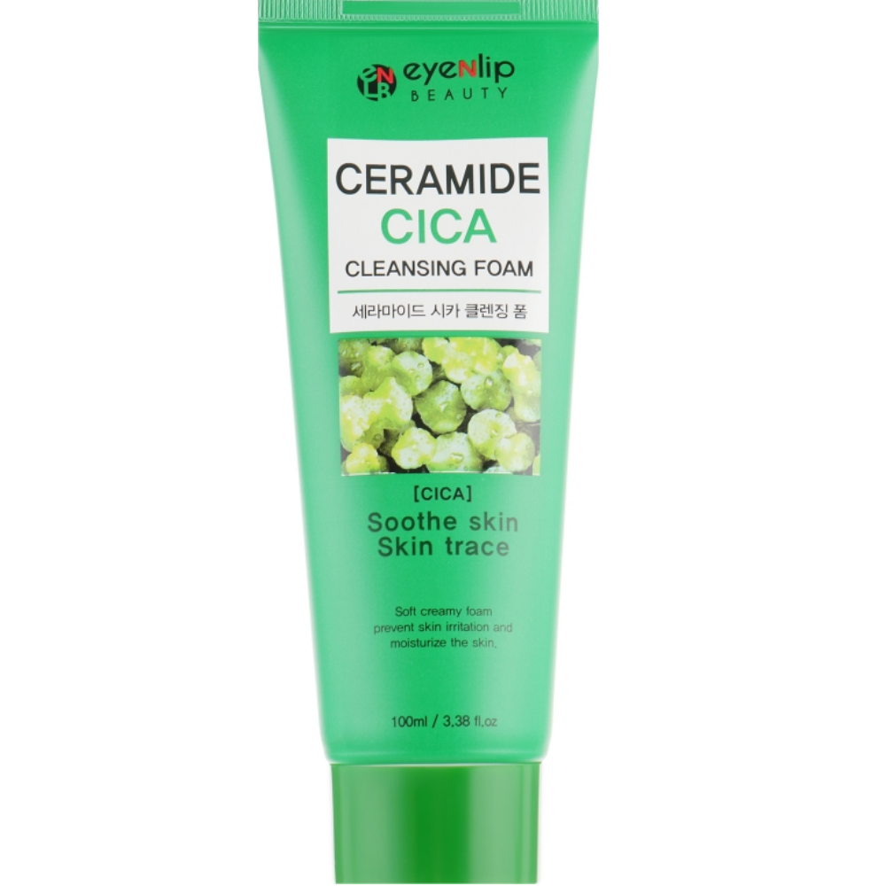 Пенка для умывания Eyenlip Ceramide Cica Cleansing Foam с мадекассосидом 100 мл (1320743437) - фото 2