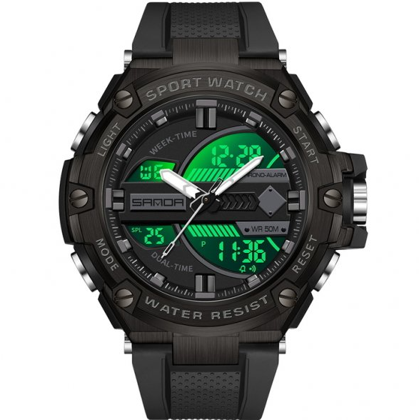 Часы мужские Sanda Street Черный