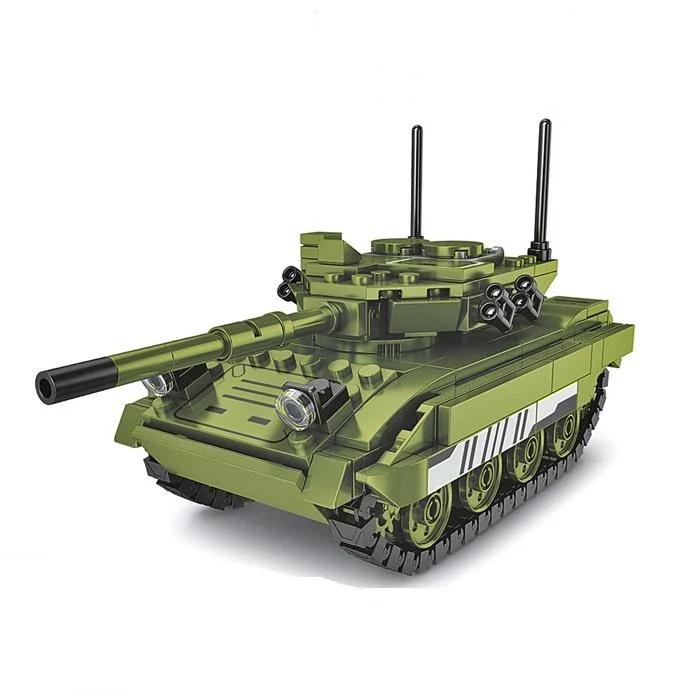 Конструктор Kids Bricks Военная техника Танк 340 деталей (KB1114)