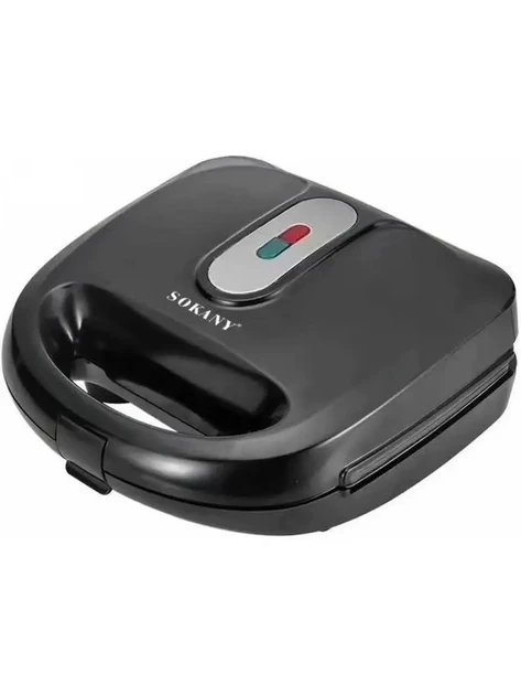 Мультимейкер 6в1 для сэндвичей/вафель/орешков с антипригарным покрытием Черный (2549773933)