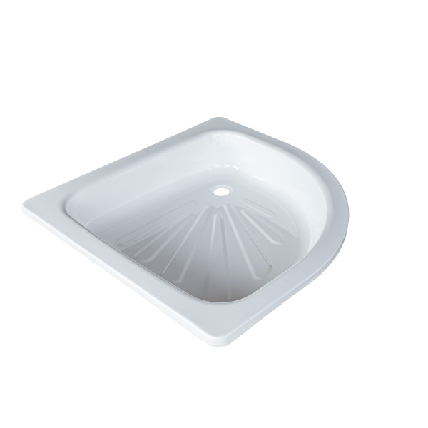 Душевой полукруглый поддон Insana Rondo 80х80х15 см мелкий стальной установочный (А0058799) - фото 3