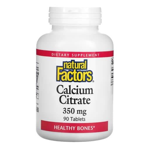 Кальций Natural Factors Calcium Citrate 350 мг 90 табл. (NFS-01611)