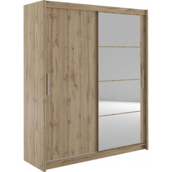 Шкаф-купе Gerbor Holding Марио двухдверный из ДСП 1800x610x2160 мм Дуб Тахо