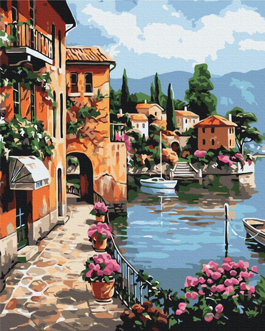 Картина по номерам Brushme Премиум Под солнцем Позитано 40x50 см (PBS52850)