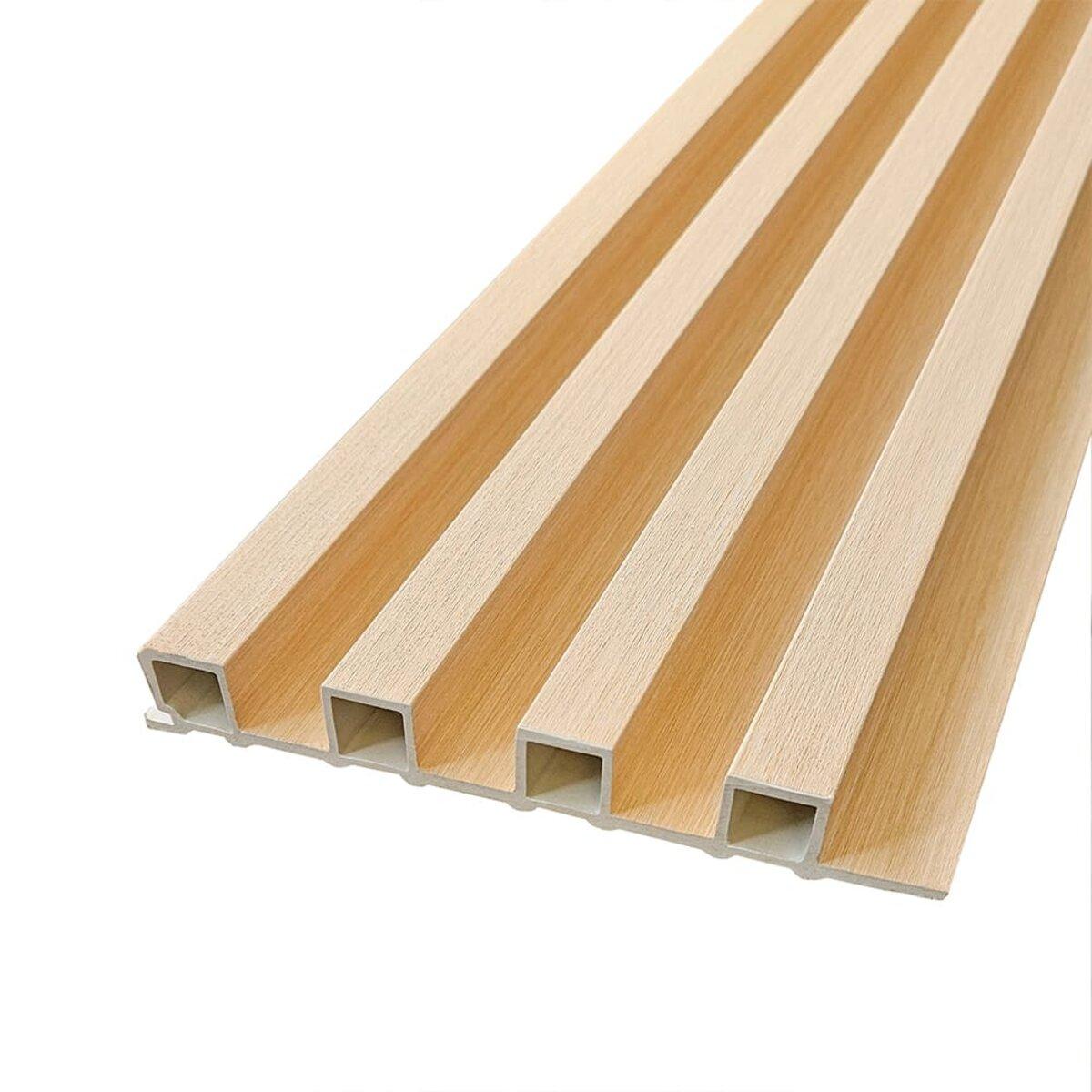 Рейка декоративная WPC для стен 3000х160х23 мм Светлое дерево (SW-00002572-)