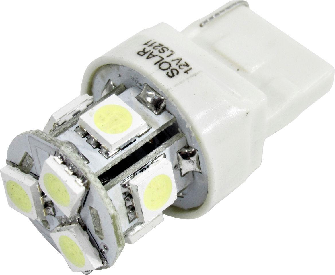 Лампочка без цоколя LED T20_W21W SMD Белый 8-диодный 12V W3x4.6d Solar 2 шт. LS211