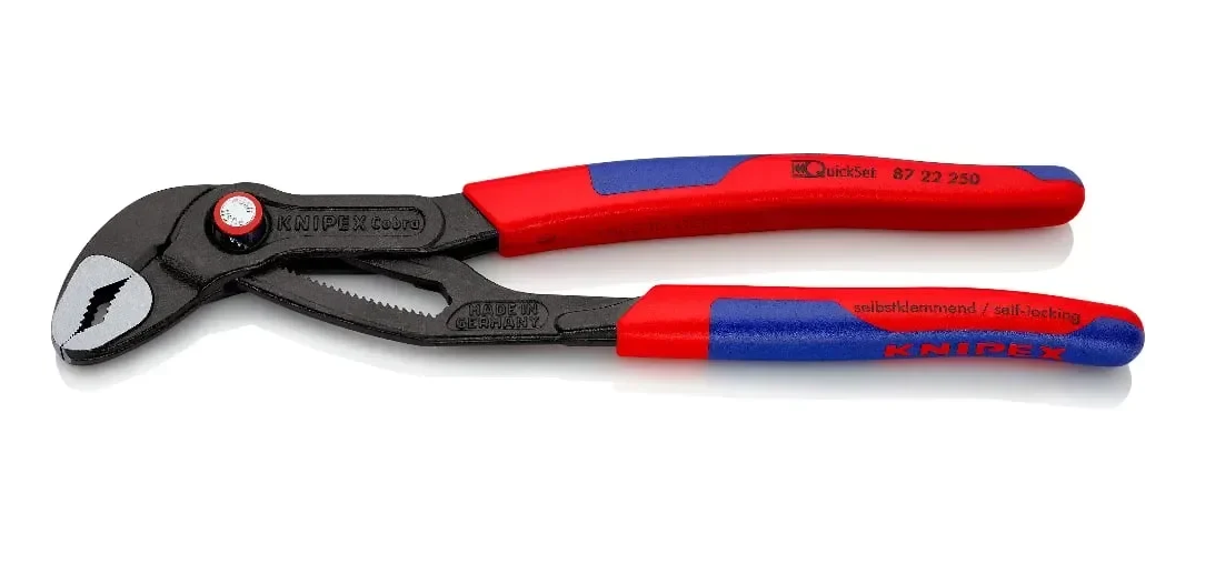 Клещи переставные KNIPEX Cobra Quick Set 250 мм Ø 50 (87 22 250)