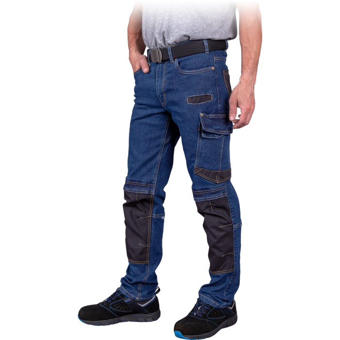 Штани джинcові робочі літні JEANS 303-T р. 52 Blue
