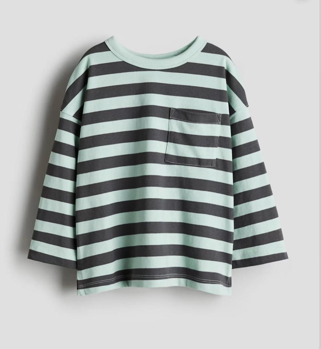 Лонгслив детский H&M 92 см Зеленый (931)