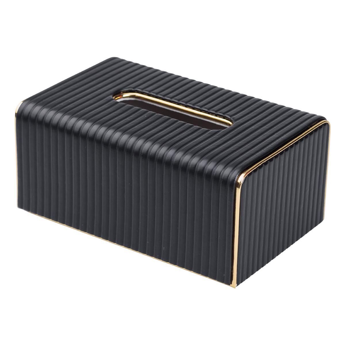 Салфетница из эко кожи прямоугольная 21,5х13х9 см Черный (5822) Салфетница из эко кожи прямоугольная 21,5х13х9 см Черный (5822)